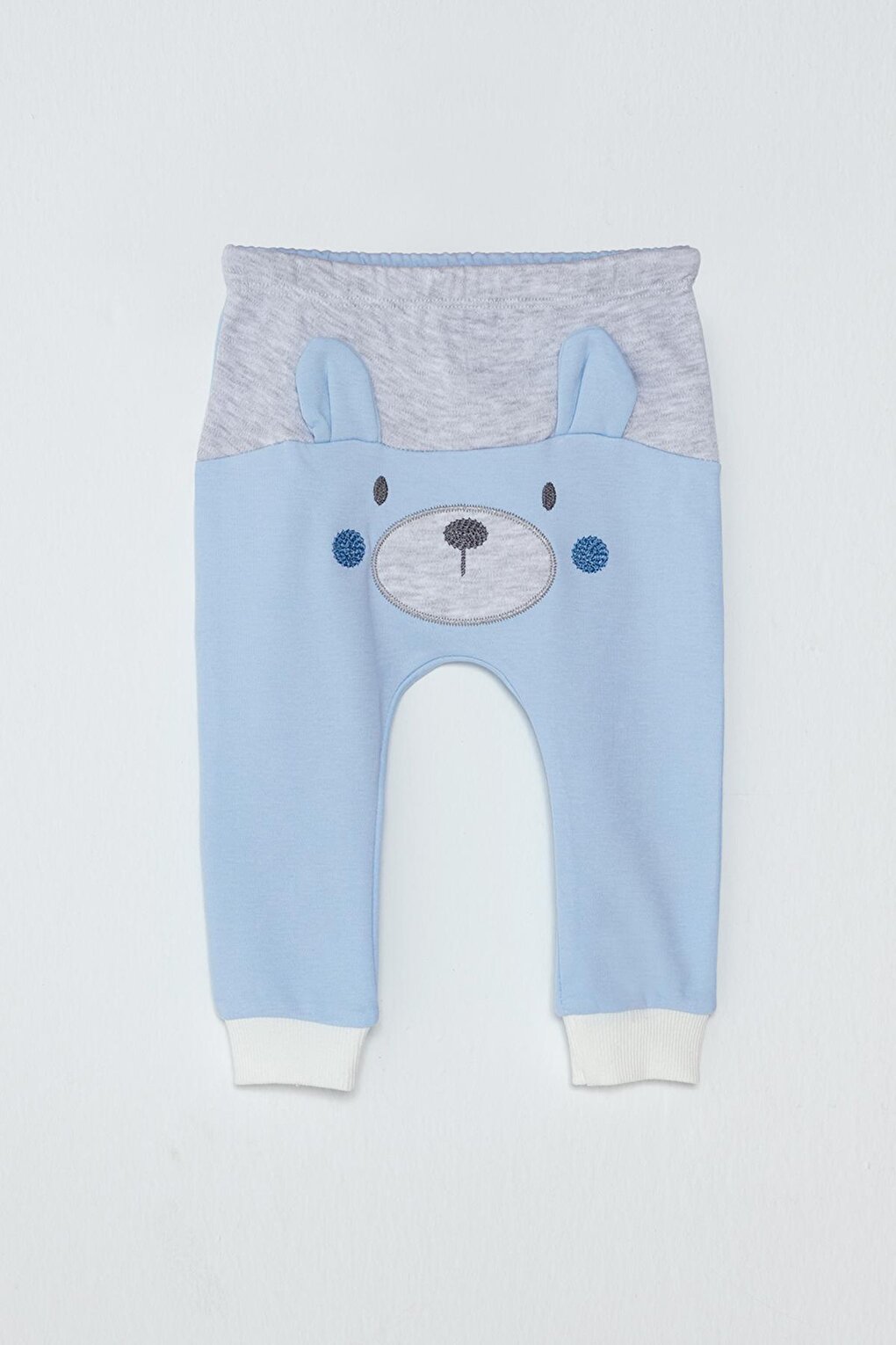 Bear Printed Elastic Baby Boy Sweatpants