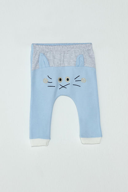 Fox Printed Baby Boy Sweatpants