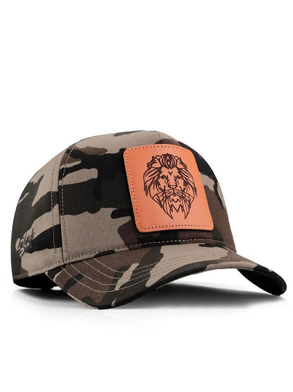 V1 Baseball Lion - Unisex Camouflage Hat (Cap) with 13 Code Logo