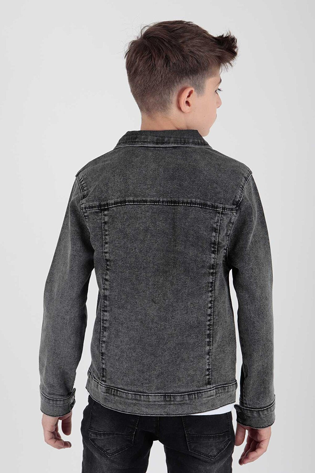 Boy's Jean Jacket Fashionable Ak22133623