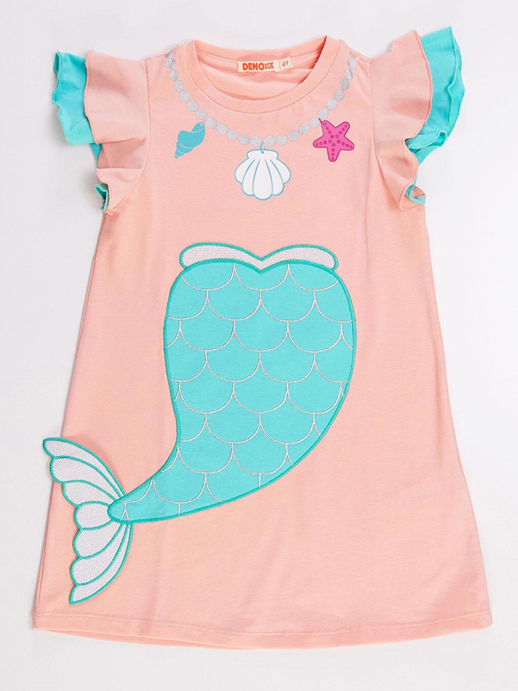 Mermaid Pink Girls Dress