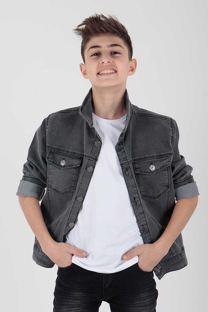 Boy's Jean Jacket Casual Fashionable Ak22145123