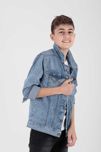 Boy's Cotton Jean Jacket Casual Fashionable Ak22162123