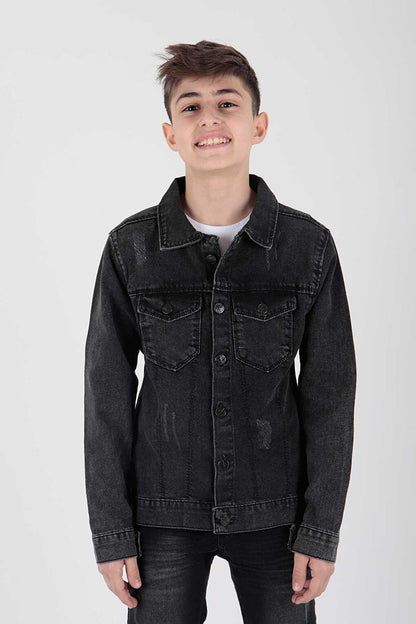 Boy's Cotton Jean Jacket Casual Fashionable Ak22162123