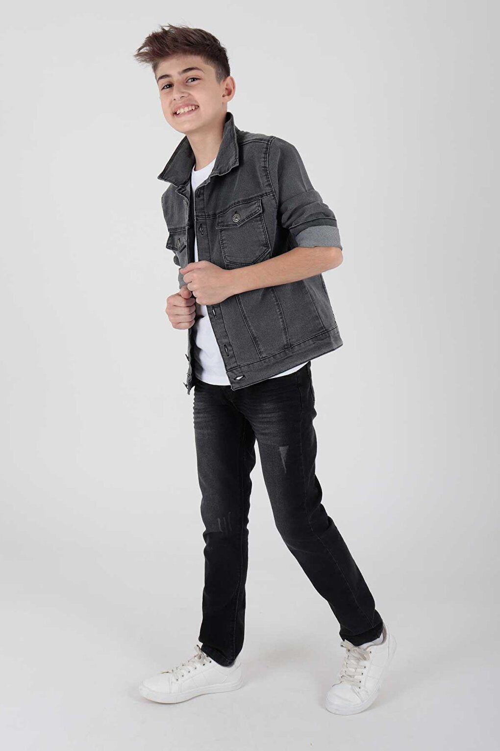 Boy's Jean Jacket Casual Fashionable Ak22145123