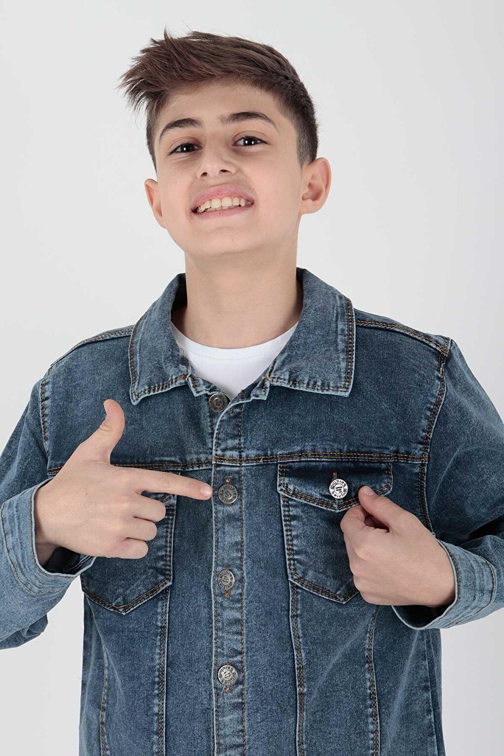 Boy's Jean Jacket Casual Fashionable Ak22145123