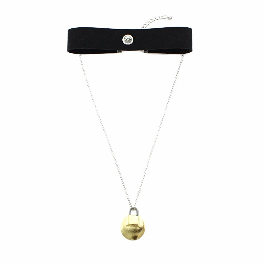 Gold Medallion Double Choker Necklace