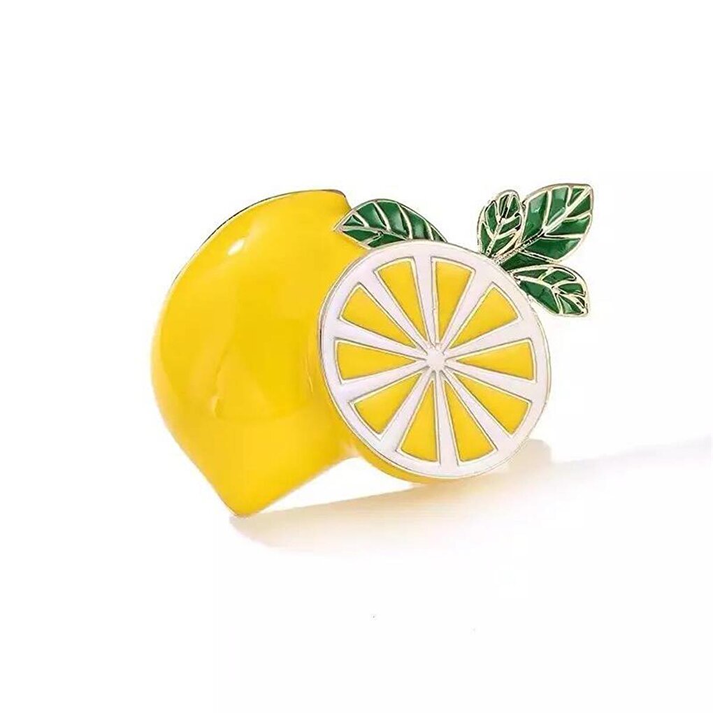 Lemon Brooch