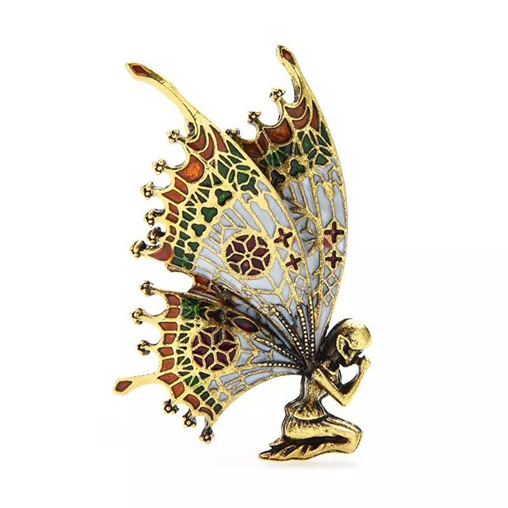 Girl with Butterfly Wings Brooch