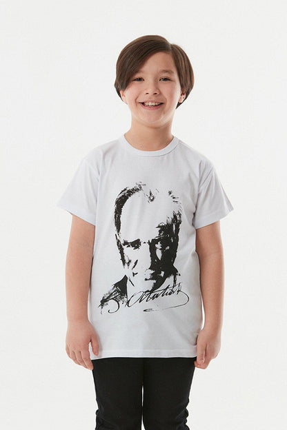 Ataturk Printed Unisex Children's T-Shirt