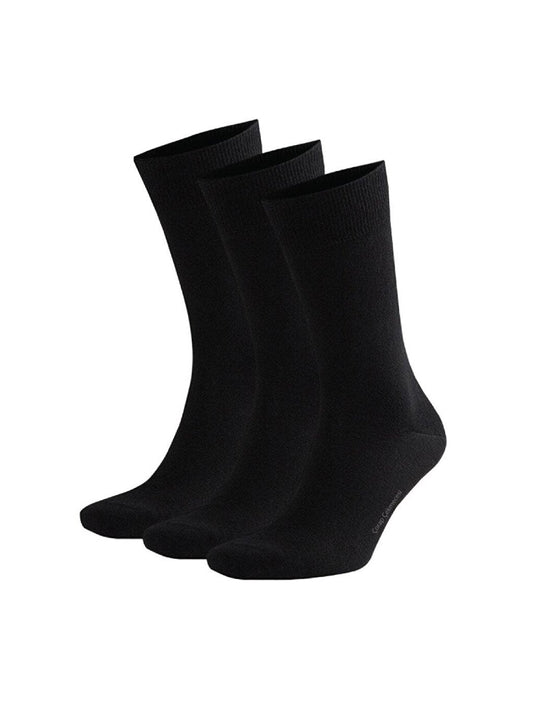 Women's Classic Plain Socks Model 3-Piece