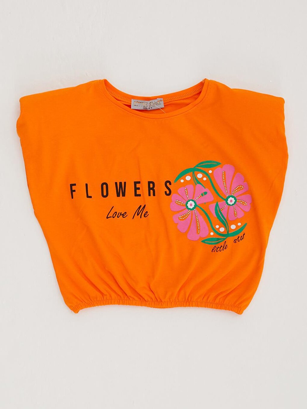 Girl's Padded Flowers Love T-Shirt