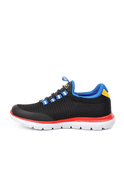 Black-Sax Mesh Boy's Sneaker Bst-B85-F