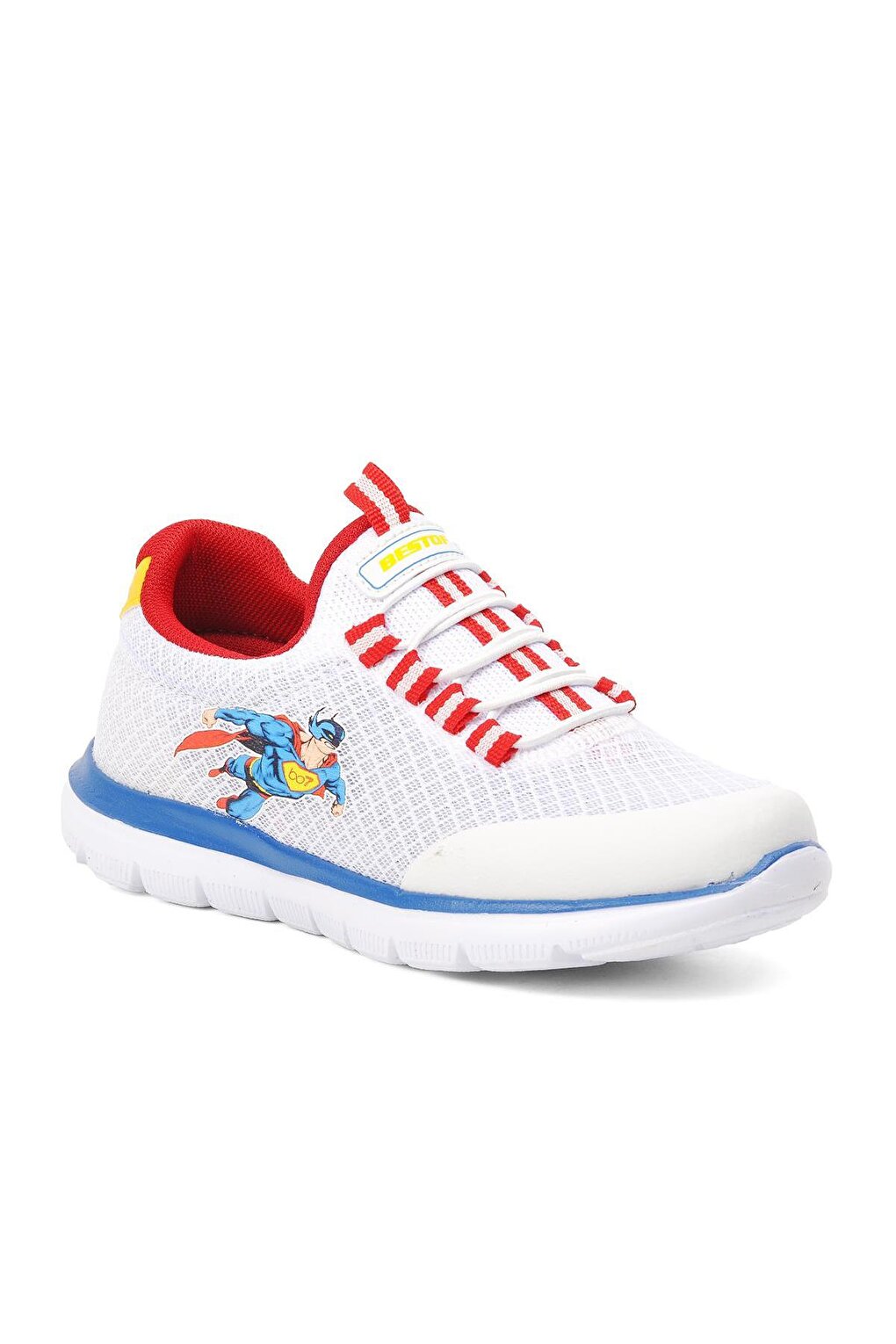 White-Red Mesh Boy's Sneaker Bst-B85-F