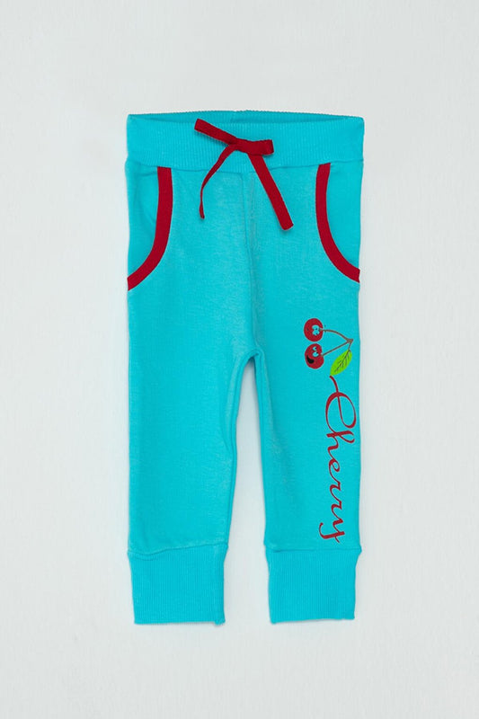 Cherry Patterned Baby Boy Sweatpants