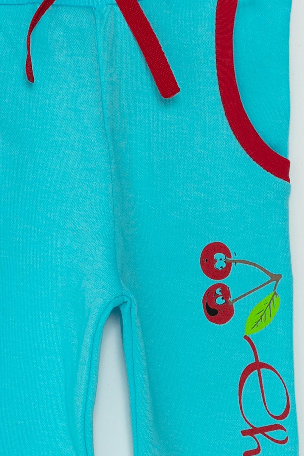 Cherry Patterned Baby Boy Sweatpants