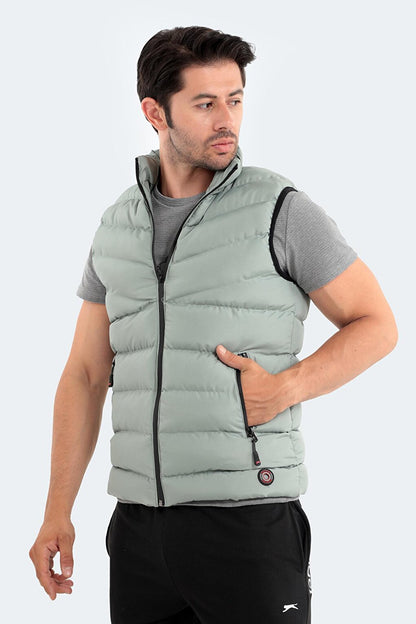 HAMON Men's Vest Light Green