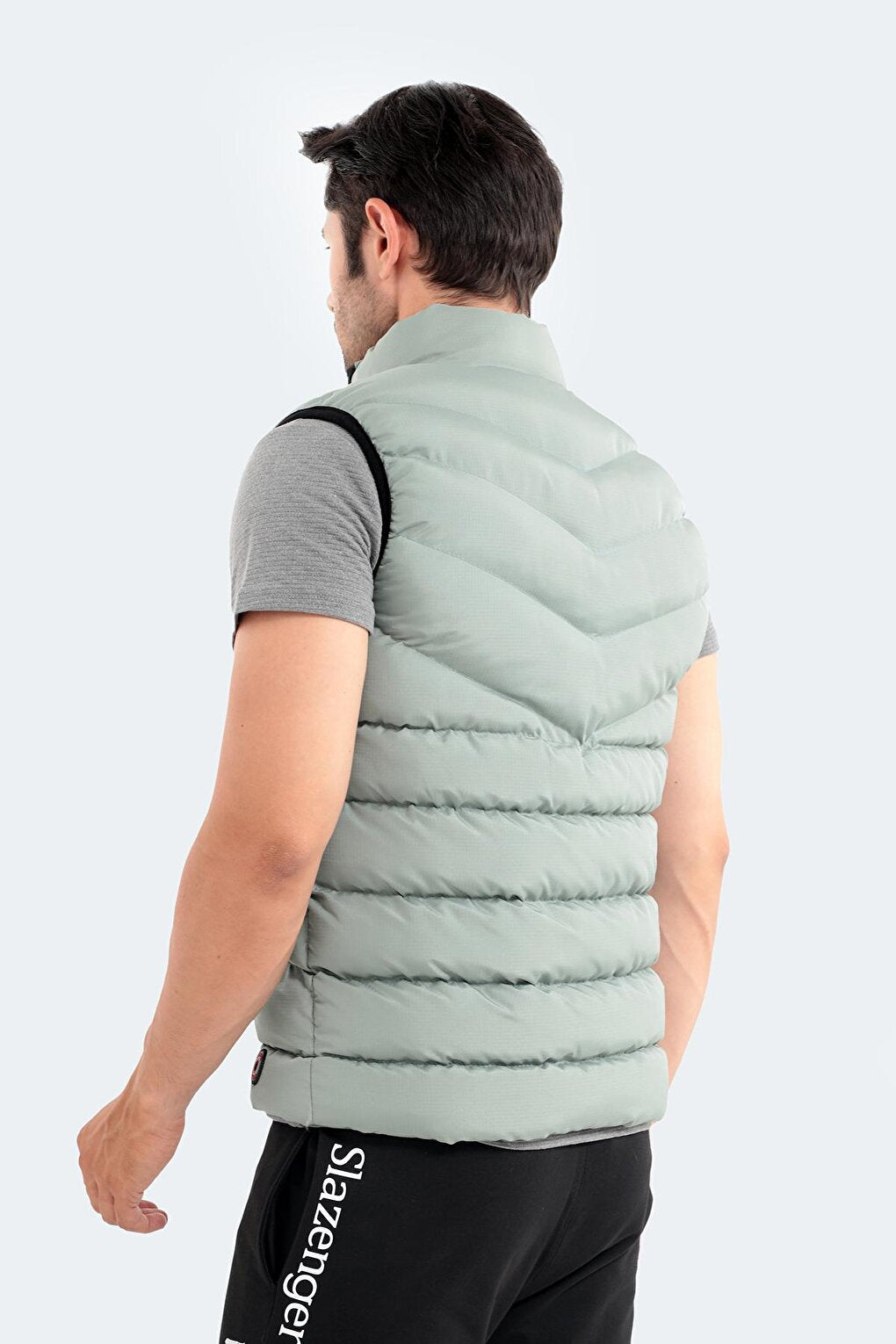 HAMON Men's Vest Light Green