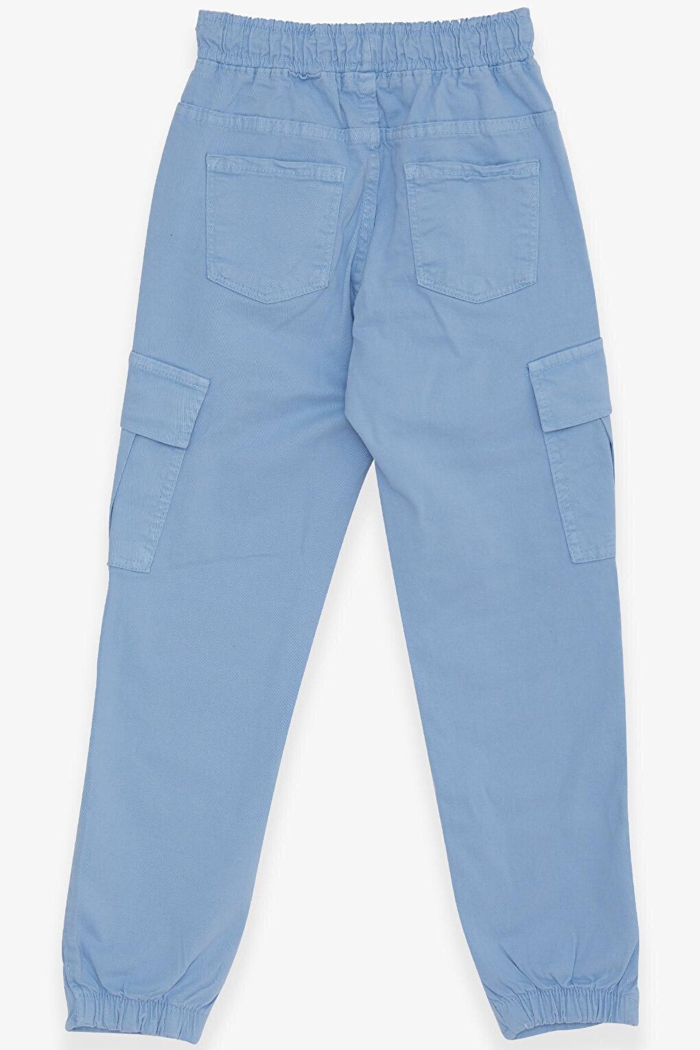 Boy's Jean Pants with Elastic Waist and Pockets Light Blue (Ages 8-14)n