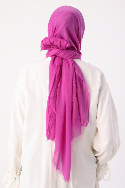 Fuchsia Olay Cotton Shawl