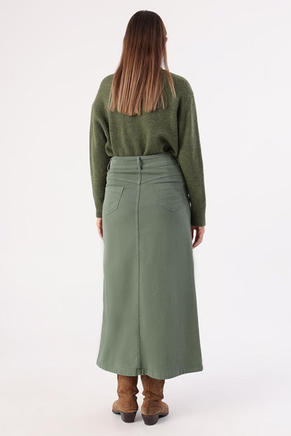 Green Classic 5 Pocket Skirt