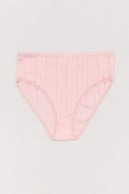 Jacquard High Waist Panties