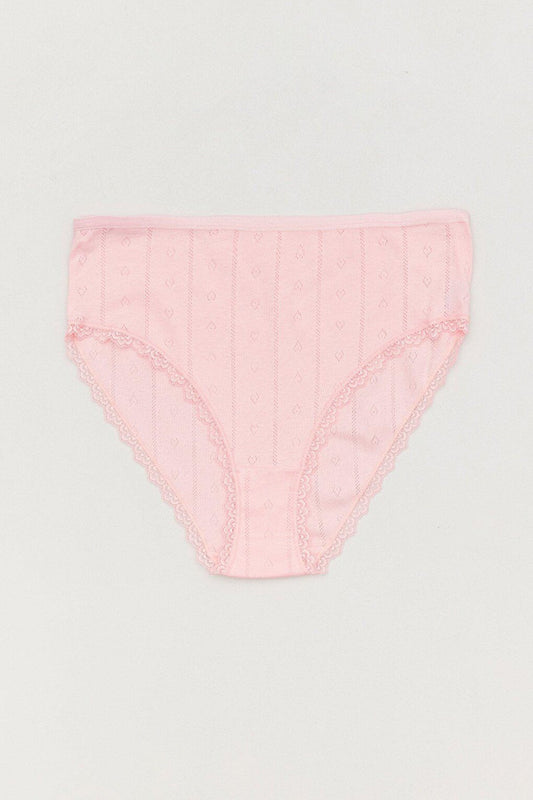 Jacquard High Waist Panties