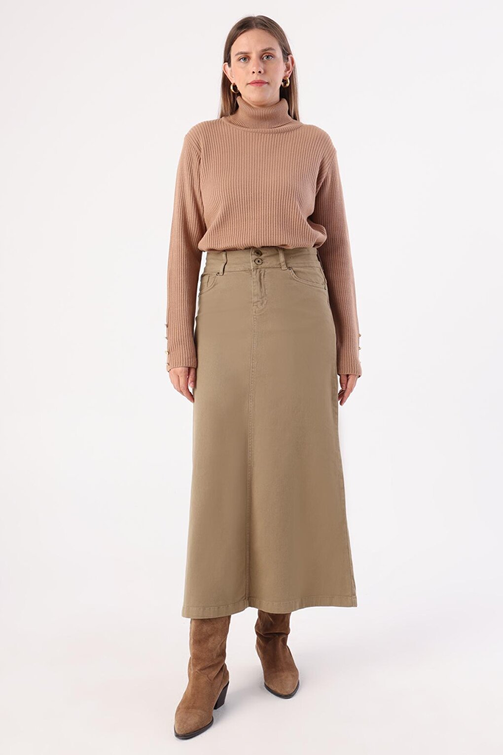 Mink Classic 5 Pocket Skirt