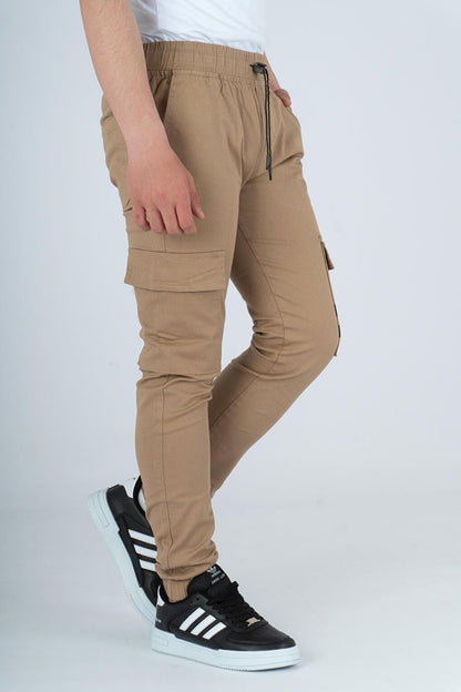 Boy's Elastic Cargo Pants Fit Canvas2-15 Years