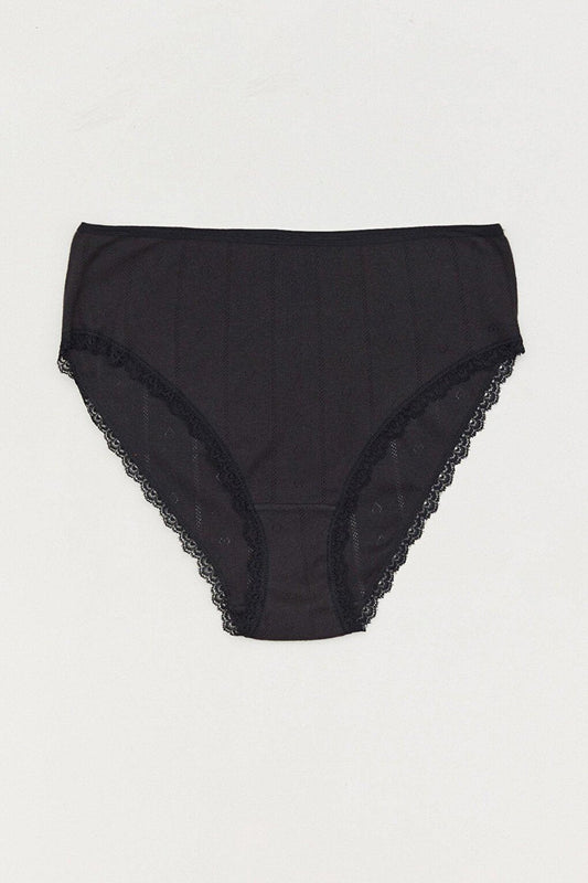 Jacquard High Waist Panties