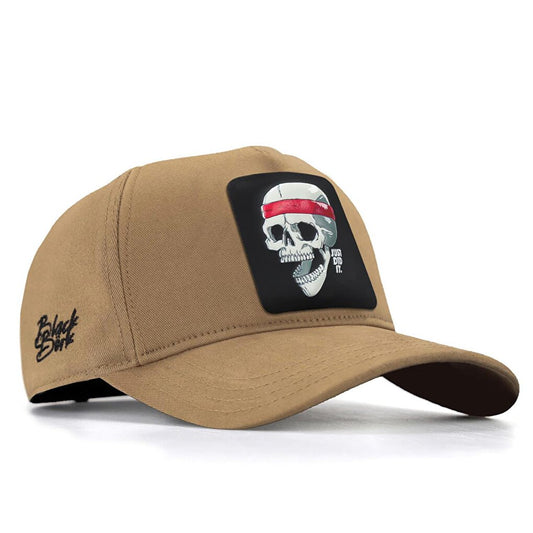 V1 Baseball Skull - Unisex Mink Hat (Cap) with 2 Code Logo