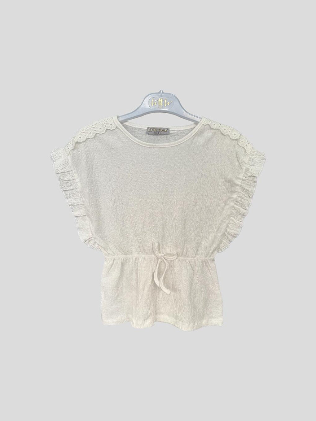 Girl's Ruffled Twist Blouse