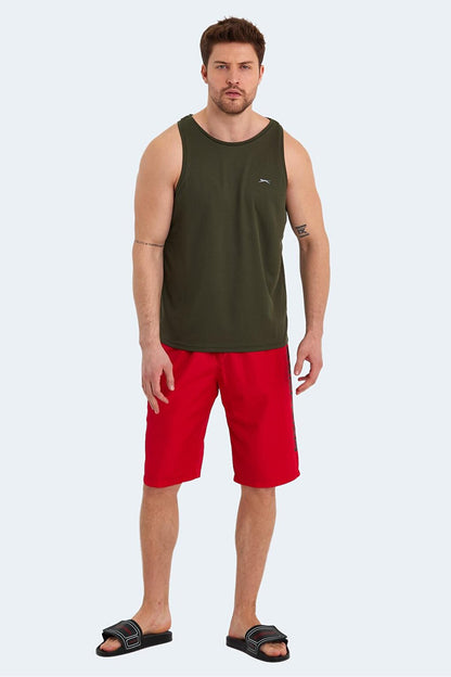 RUNIST Men's Capri Red