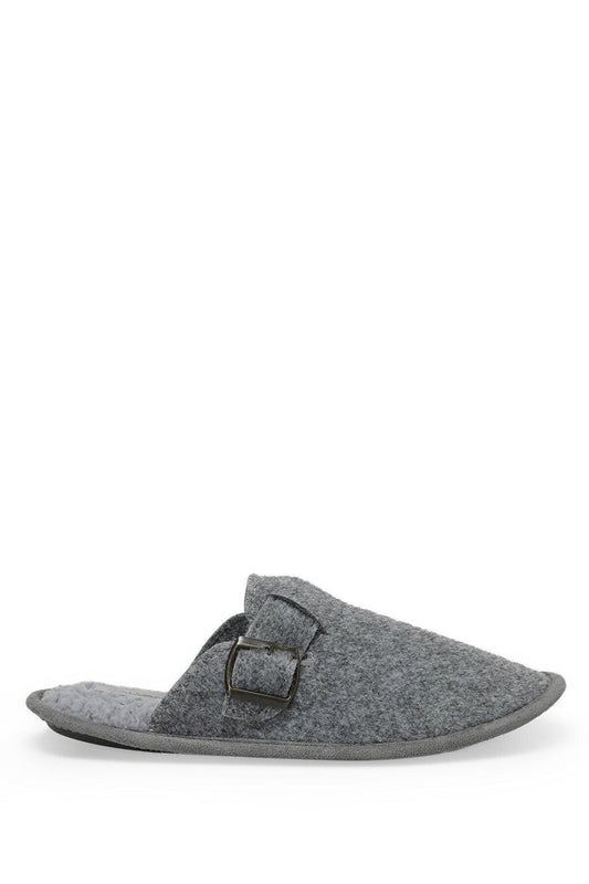 MAY 2PR Gray Men's House Slippers