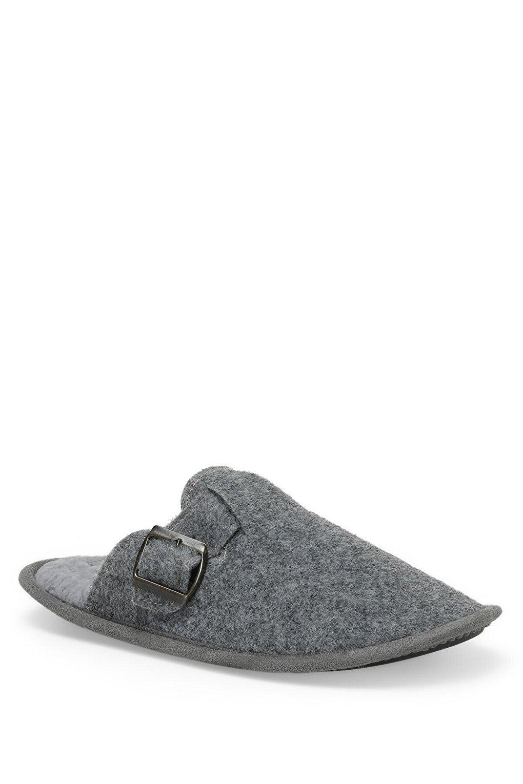 MAY 2PR Gray Men's House Slippers