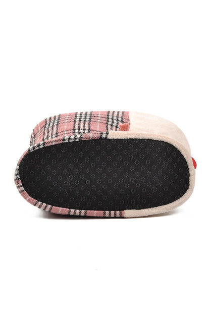 Dog Pink-Beige Women's Slippers