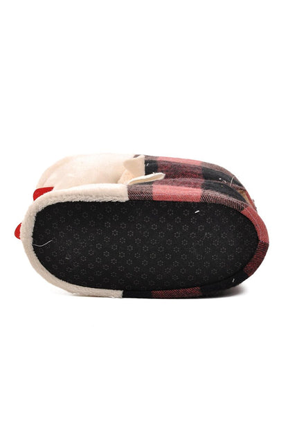 Dog Pink-Black-Beige Women's Slippers