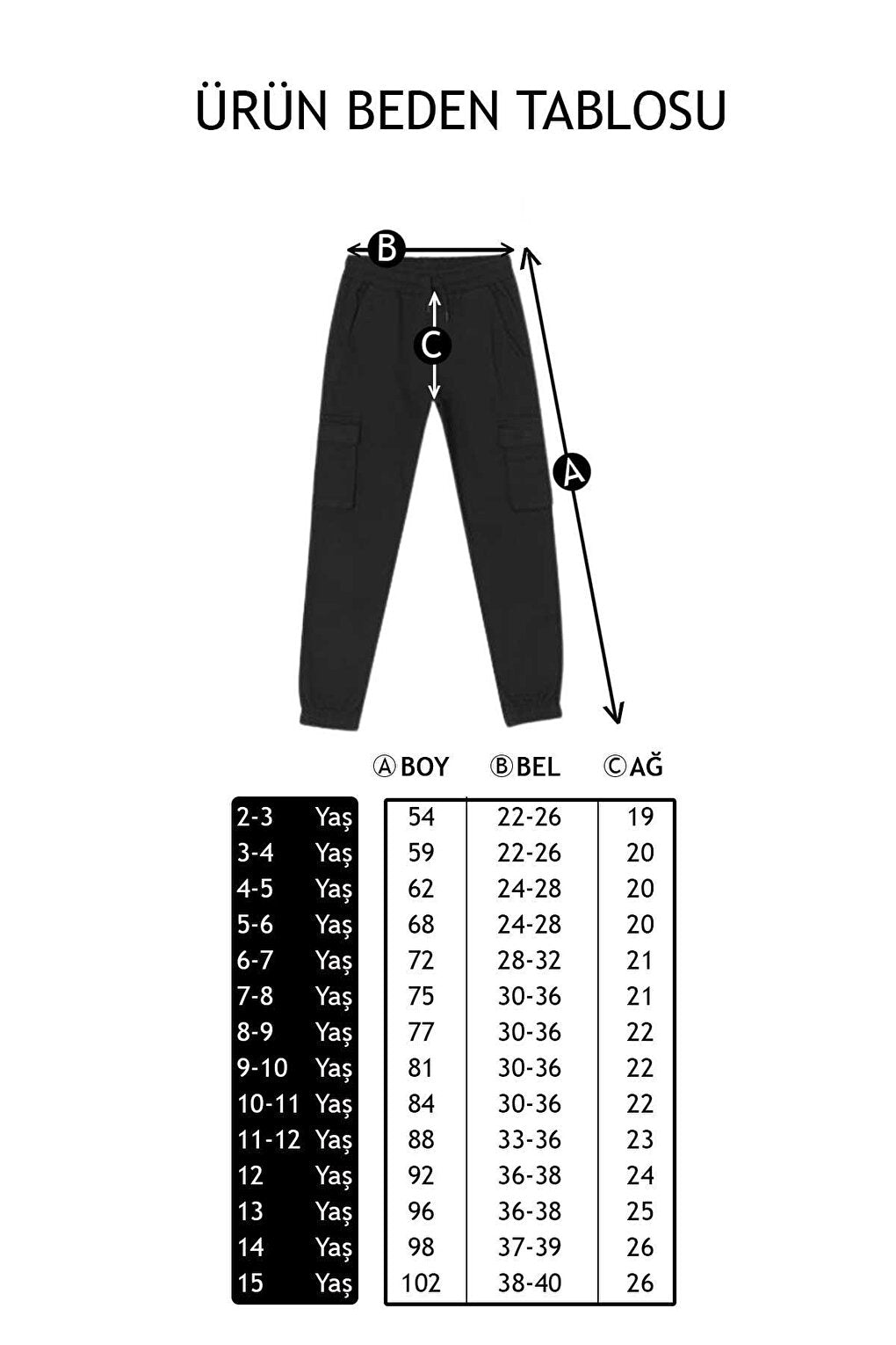 Boy Jogger Pants 2-15 Years