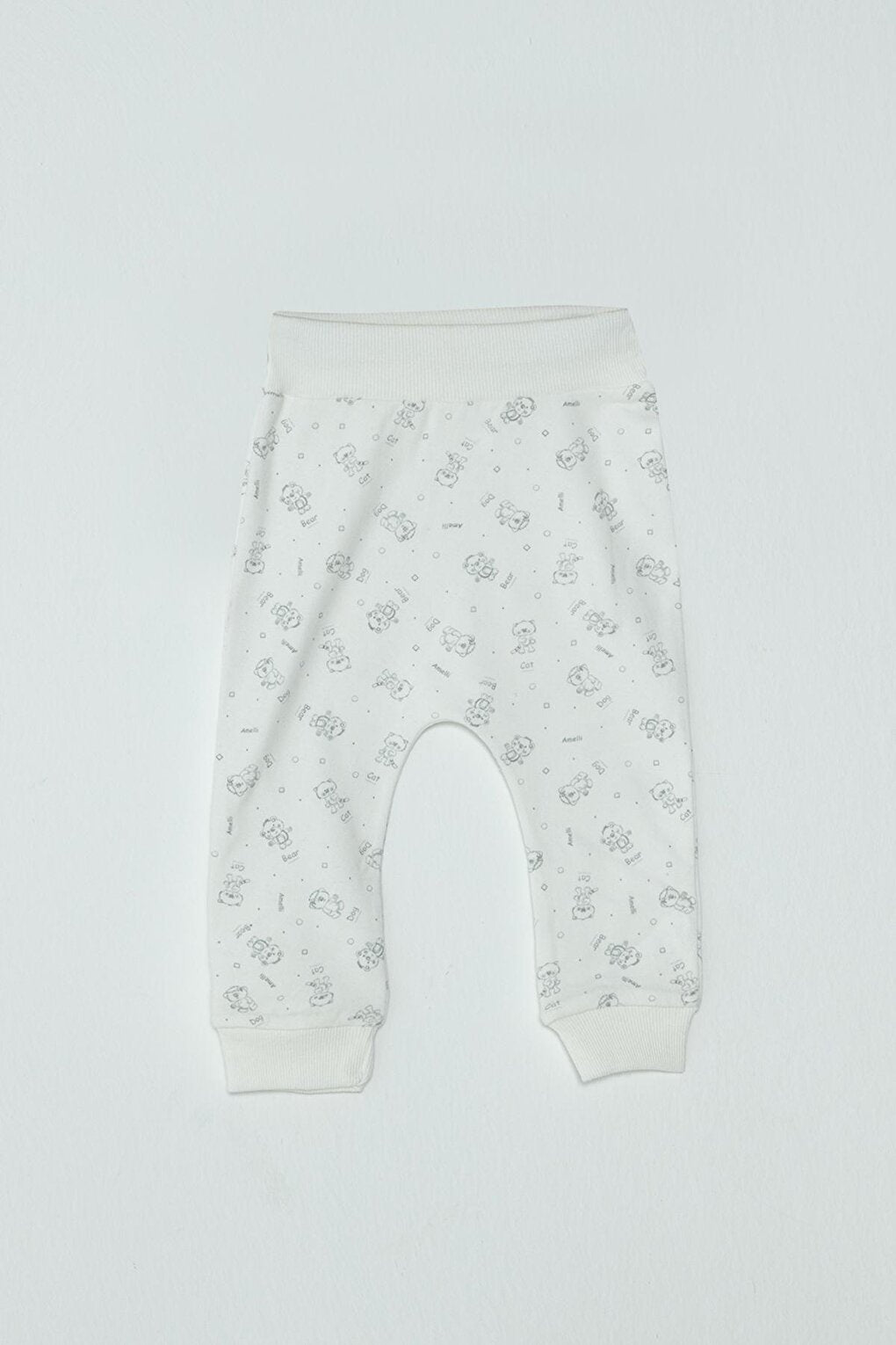 Animal Patterned Baby Boy Sweatpants