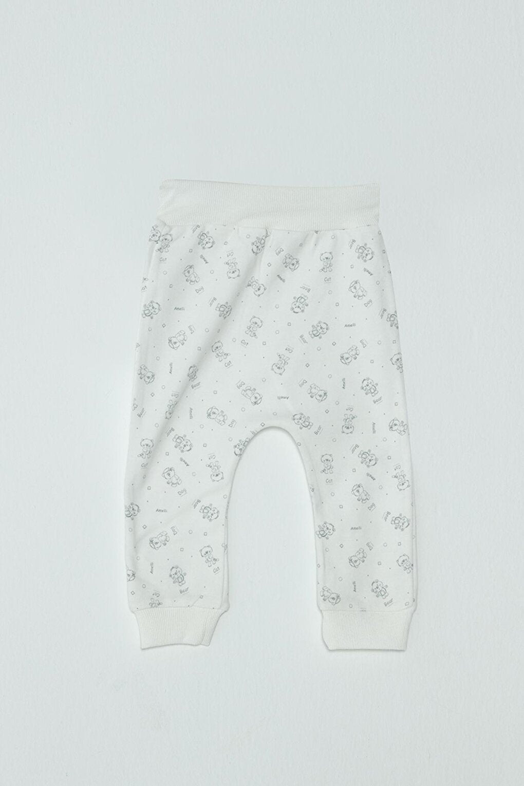 Animal Patterned Baby Boy Sweatpants