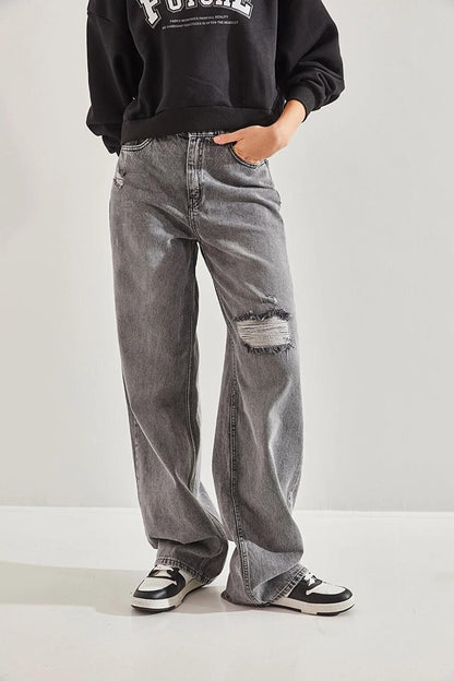 Women's Washed Palazzo Claw Pants