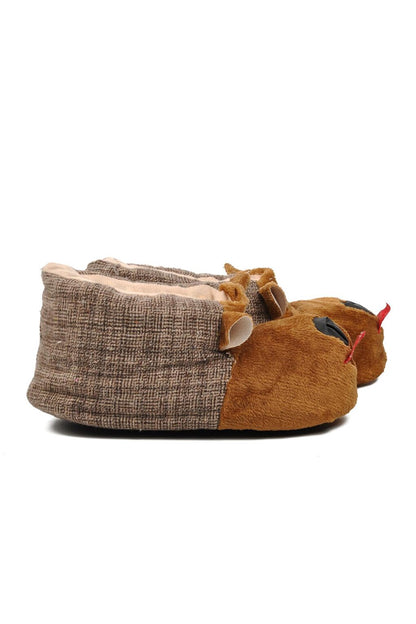 Dog Brown Women's Slippers