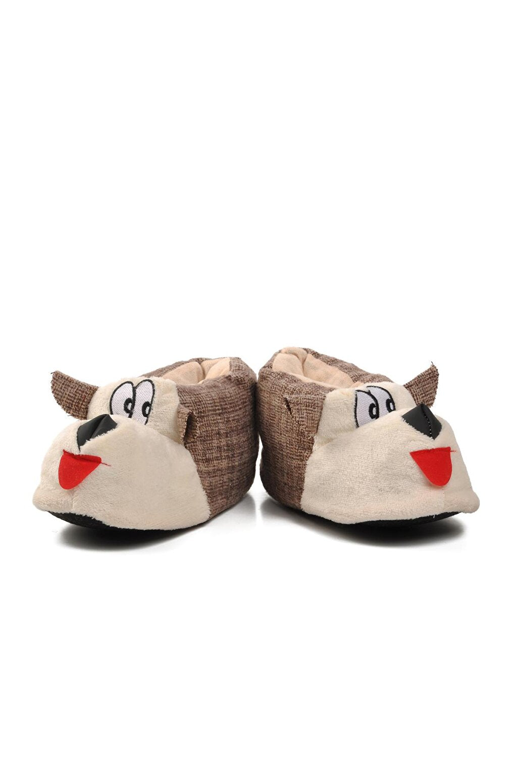 Dog Brown-Beige Women's Slippers