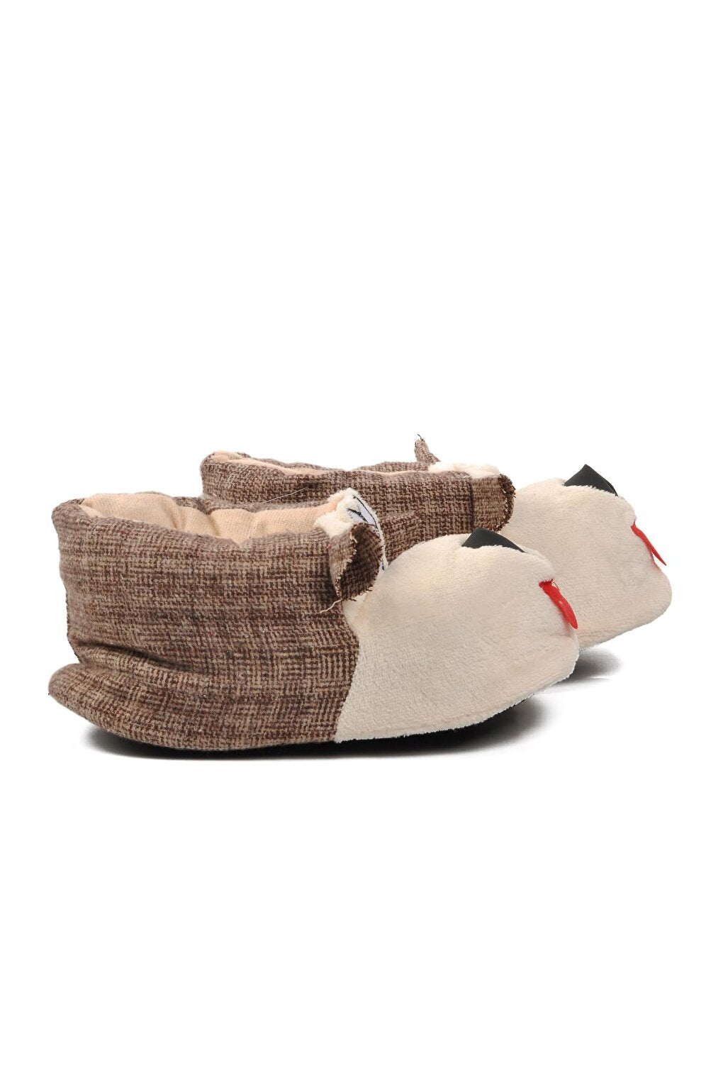 Dog Brown-Beige Women's Slippers