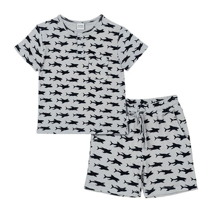 Shark Towel Shorts Set