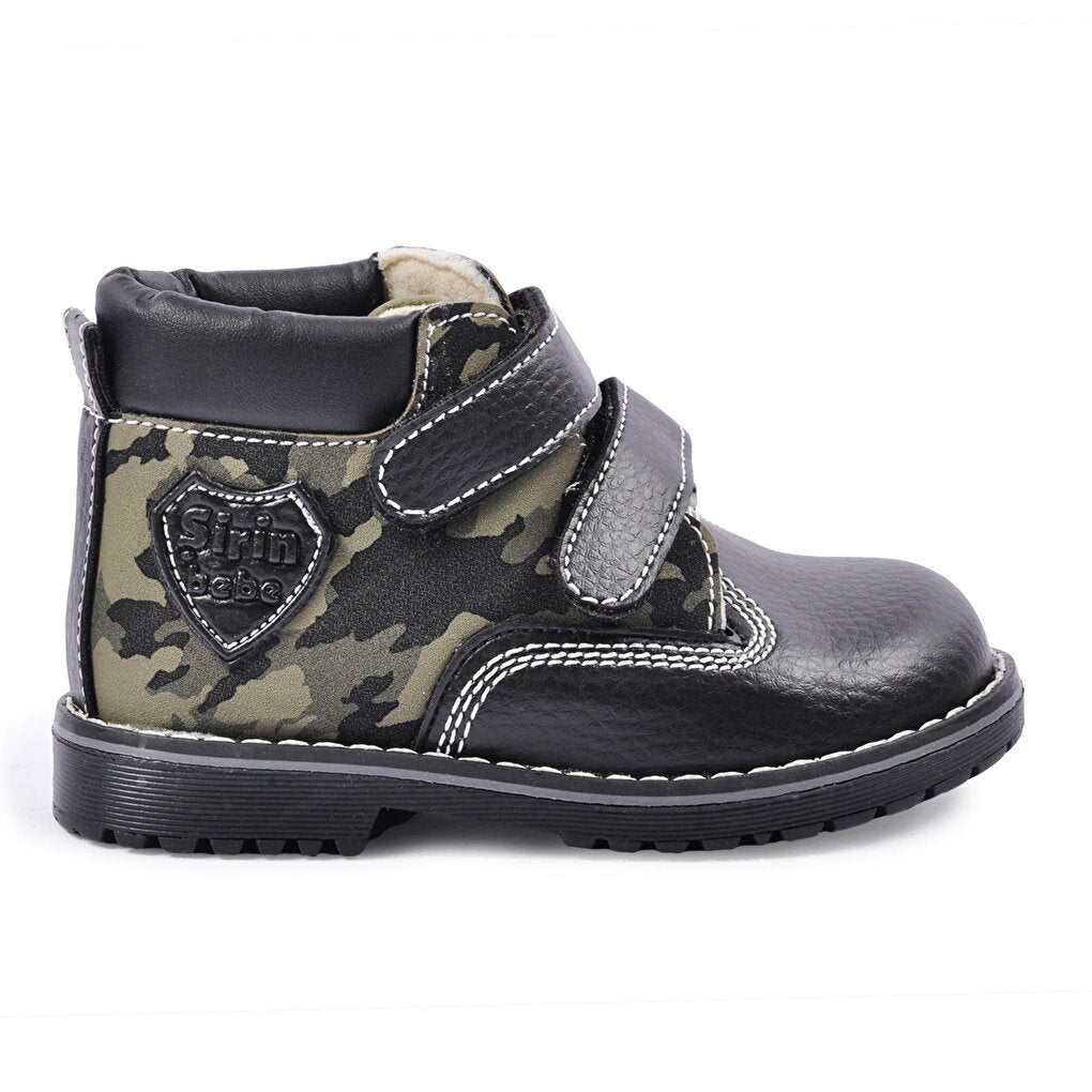 Ct01 Black-Camouflage Boy's Boots