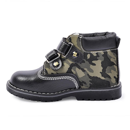 Ct01 Black-Camouflage Boy's Boots