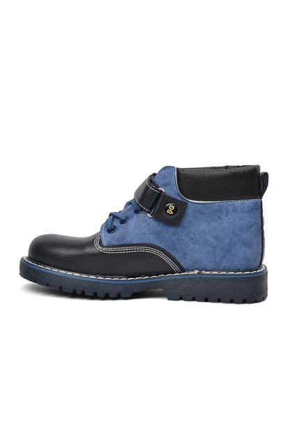 Ct01 Navy Blue Boy's Boots