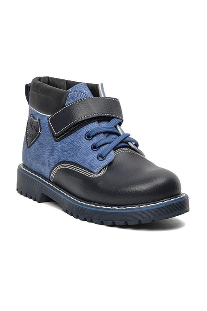 Ct01 Navy Blue Boy's Boots