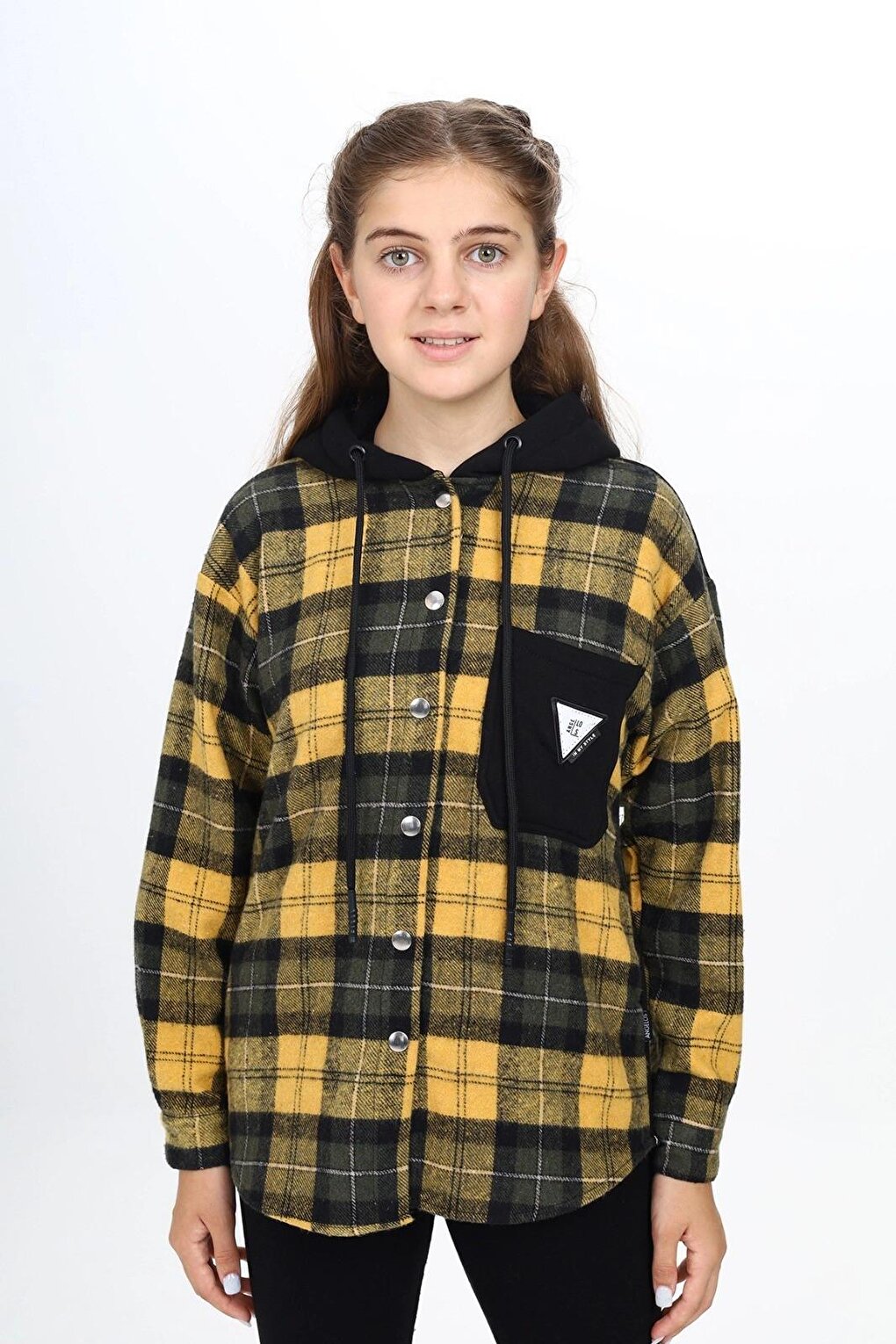 Girl's Hooded Lumberjack Shirt 265